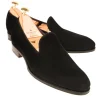 Store Carmina CHAUSSONS NOIR DAIM | BLACK
