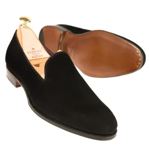 Store Carmina CHAUSSONS NOIR DAIM | BLACK