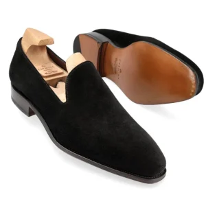 Sale Carmina CHAUSSONS NOIR DAIM | BLACK