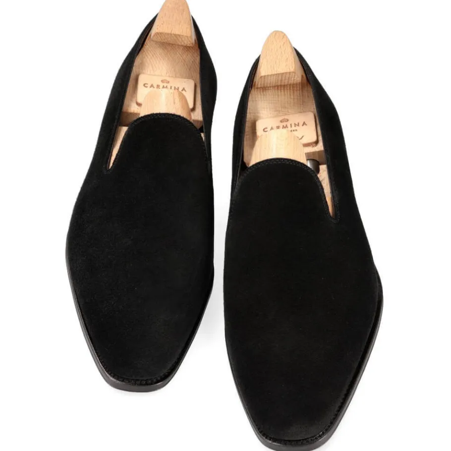 chaussons_noir_daim__carmina_3.webp Sale Carmina CHAUSSONS NOIR DAIM | BLACK