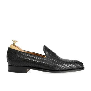 Sale Carmina CHAUSSONS NOIRS TRESSÉS | BLACK