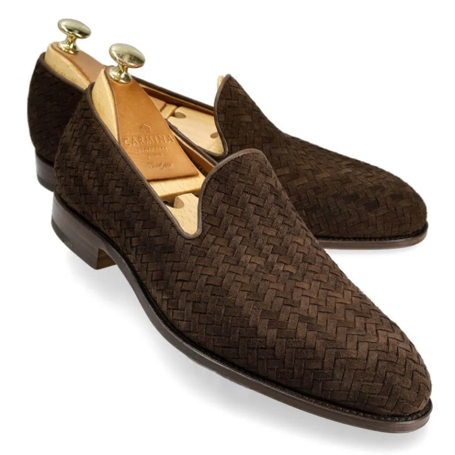 chaussons_tresss__uetam_0.webp Cheap Carmina CHAUSSONS TRESSÉS 80301 UETAM BROWN
