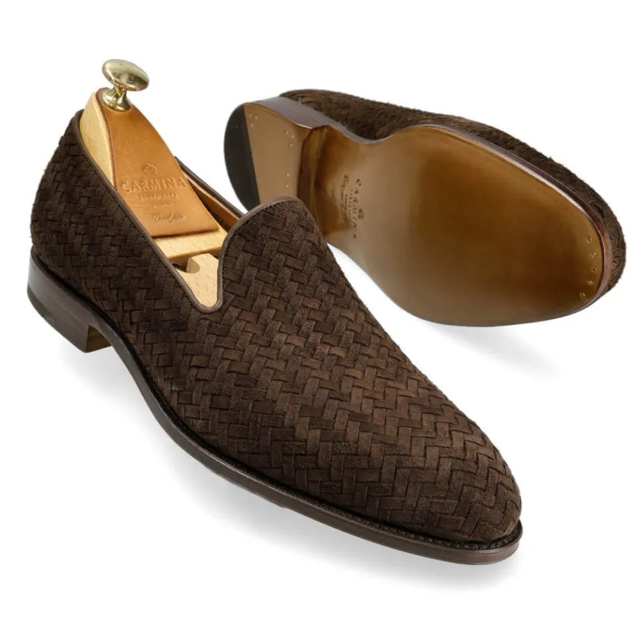 chaussons_tresss__uetam_1.webp Cheap Carmina CHAUSSONS TRESSÉS 80301 UETAM BROWN
