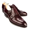 Sale Carmina CHAUSSURE A BOUCLES CORDOVAN BORDEAUX | BURGUNDY