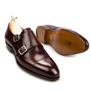Sale Carmina CHAUSSURE A BOUCLES CORDOVAN BORDEAUX | BURGUNDY