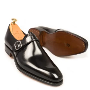Flash Sale Carmina CHAUSSURE A BOUCLES CORDOVAN NOIR | BLACK