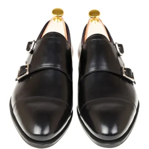 Cheap Carmina CHAUSSURE A BOUCLES CORDOVAN NOIR | BLACK