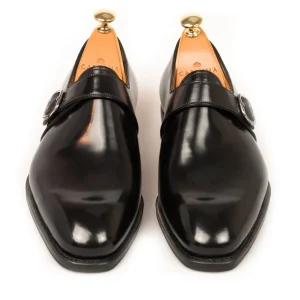Flash Sale Carmina CHAUSSURE A BOUCLES CORDOVAN NOIR | BLACK