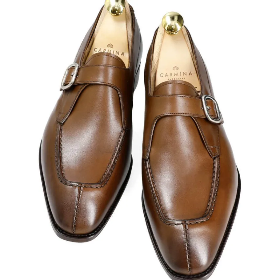 chaussures__boucle_monk_vegan_marron__carmina_3.webp Clearance Carmina CHAUSSURES À BOUCLE MONK VEGAN MARRON | BROWN