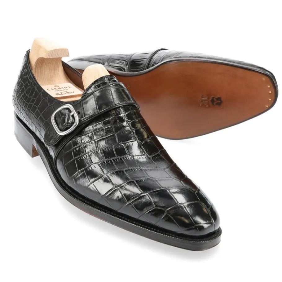chaussures_a_boucle_unique_alligator_noir__carmina_1.webp Store Carmina CHAUSSURES A BOUCLE UNIQUE ALLIGATOR NOIR | BLACK