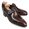 Discount Carmina CHAUSSURES A BOUCLE UNIQUE HOMME BOXCALF MARRON | BROWN