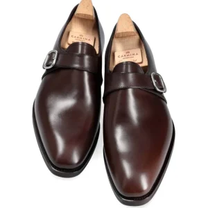Discount Carmina CHAUSSURES A BOUCLE UNIQUE HOMME BOXCALF MARRON | BROWN