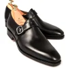 Best Sale Carmina CHAUSSURES A BOUCLE UNIQUE HOMME BOXCALF NOIR | BLACK