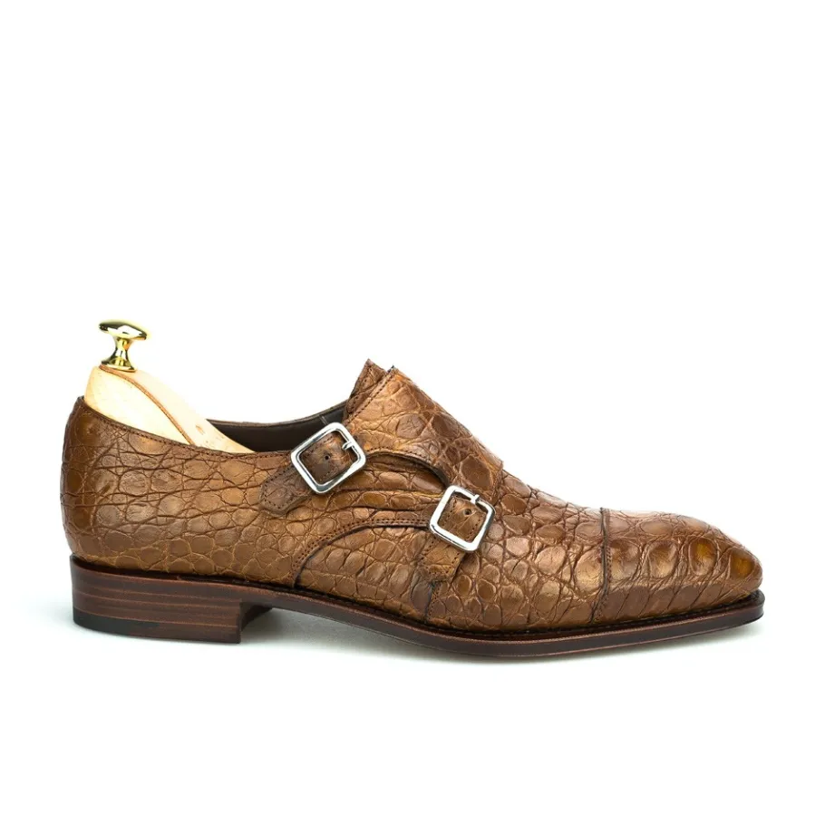 chaussures_a_double_boucle_crocodile_cuir_carmina_2.webp New Carmina CHAUSSURES A DOUBLE BOUCLE CROCODILE CUIR |