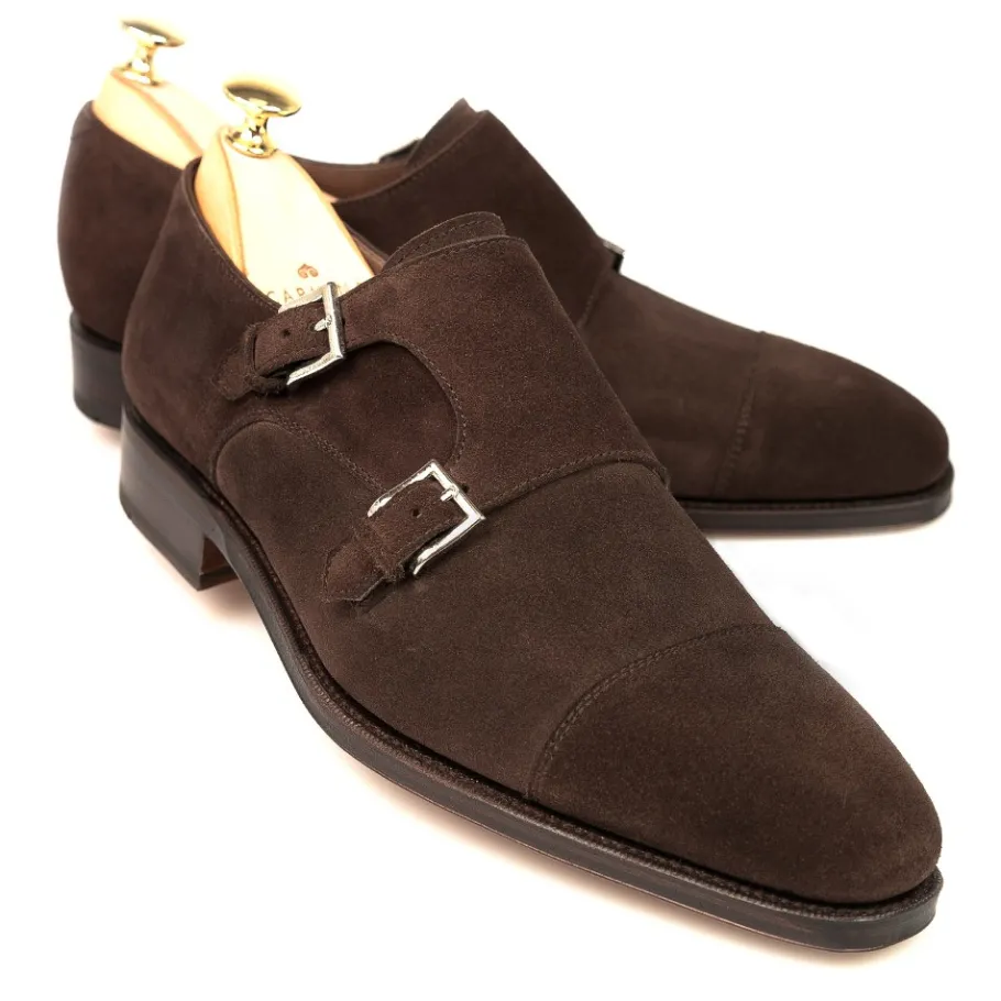 chaussures_a_double_boucle_daim_marron__carmina_0-1.webp Outlet Carmina CHAUSSURES A DOUBLE BOUCLE DAIM MARRON | BROWN