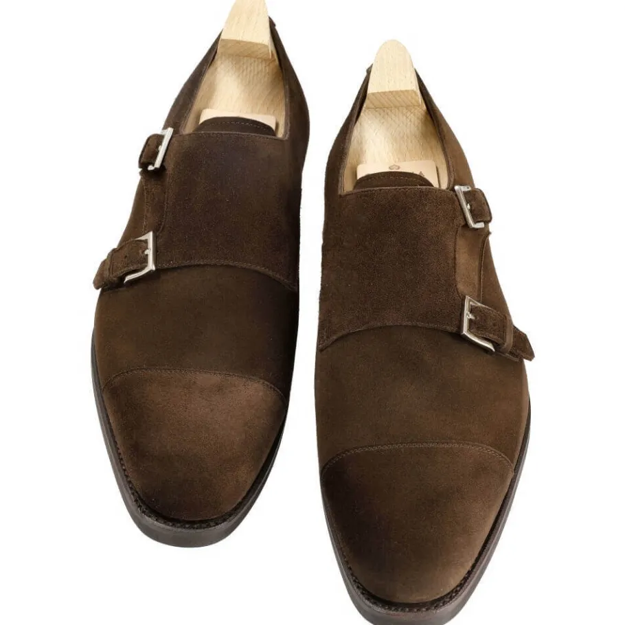 chaussures_a_double_boucle_daim_marron__carmina_3-2.webp Shop Carmina CHAUSSURES A DOUBLE BOUCLE DAIM MARRON | BROWN