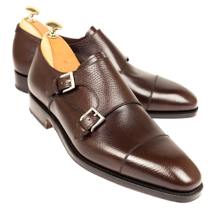 chaussures_a_double_boucle_karangrain_marron__carmina_0.webp New Carmina CHAUSSURES A DOUBLE BOUCLE KARANGRAIN MARRON | BROWN