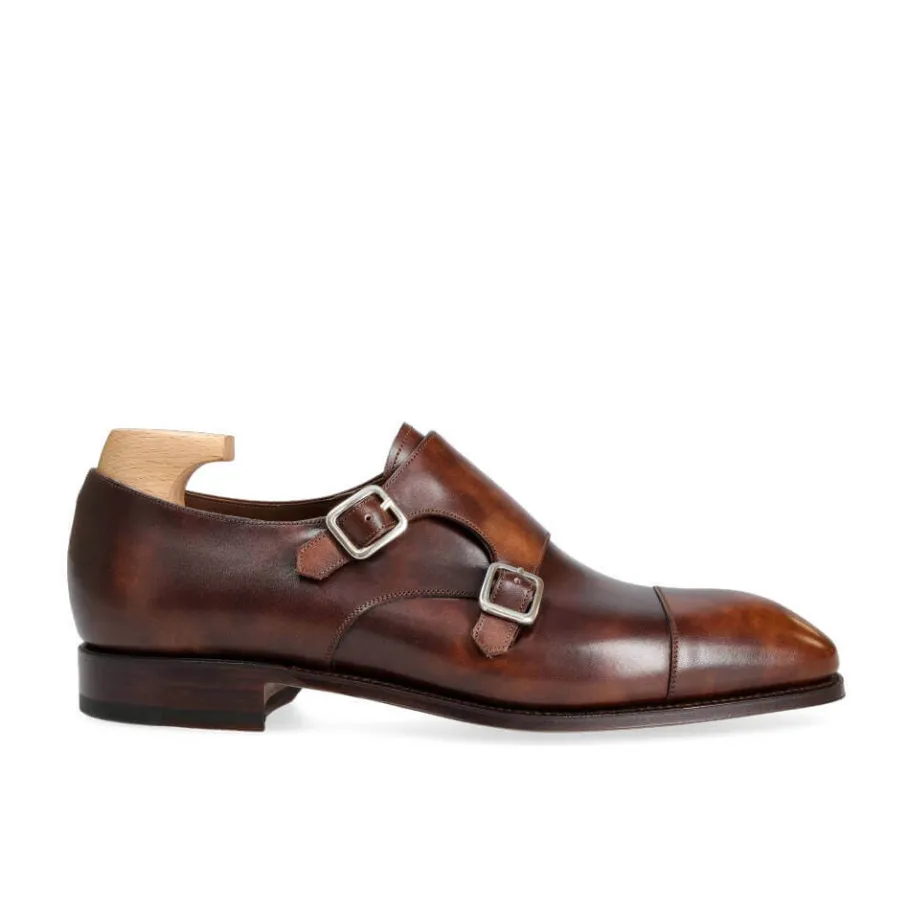 chaussures_a_double_boucle_museum_marron__carmina_2.webp Best Sale Carmina CHAUSSURES A DOUBLE BOUCLE MUSEUM MARRON | BROWN