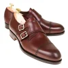 Sale Carmina CHAUSSURES A DOUBLE BOUCLE VEGANO | BURGUNDY