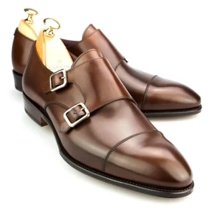 Sale Carmina CHAUSSURES A DOUBLE BOUCLE VEGANO MARRON |