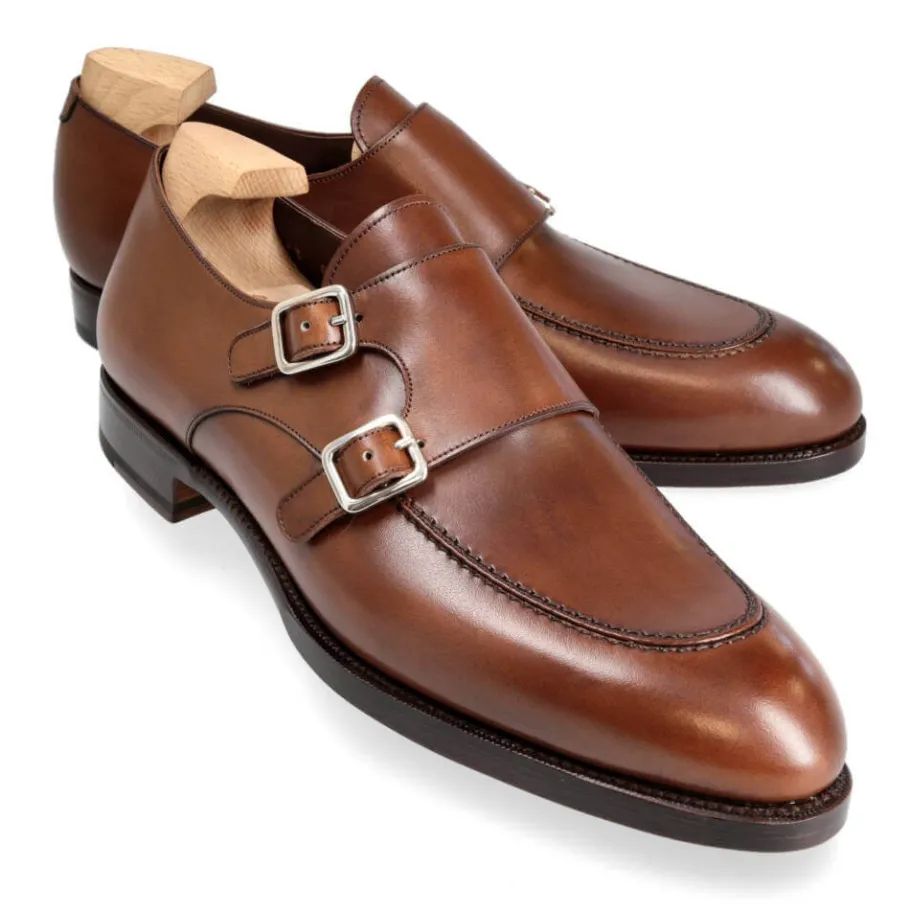chaussures_a_double_boucle_vegano_marron__carmina_0.webp Flash Sale Carmina CHAUSSURES A DOUBLE BOUCLE VEGANO MARRON | BROWN