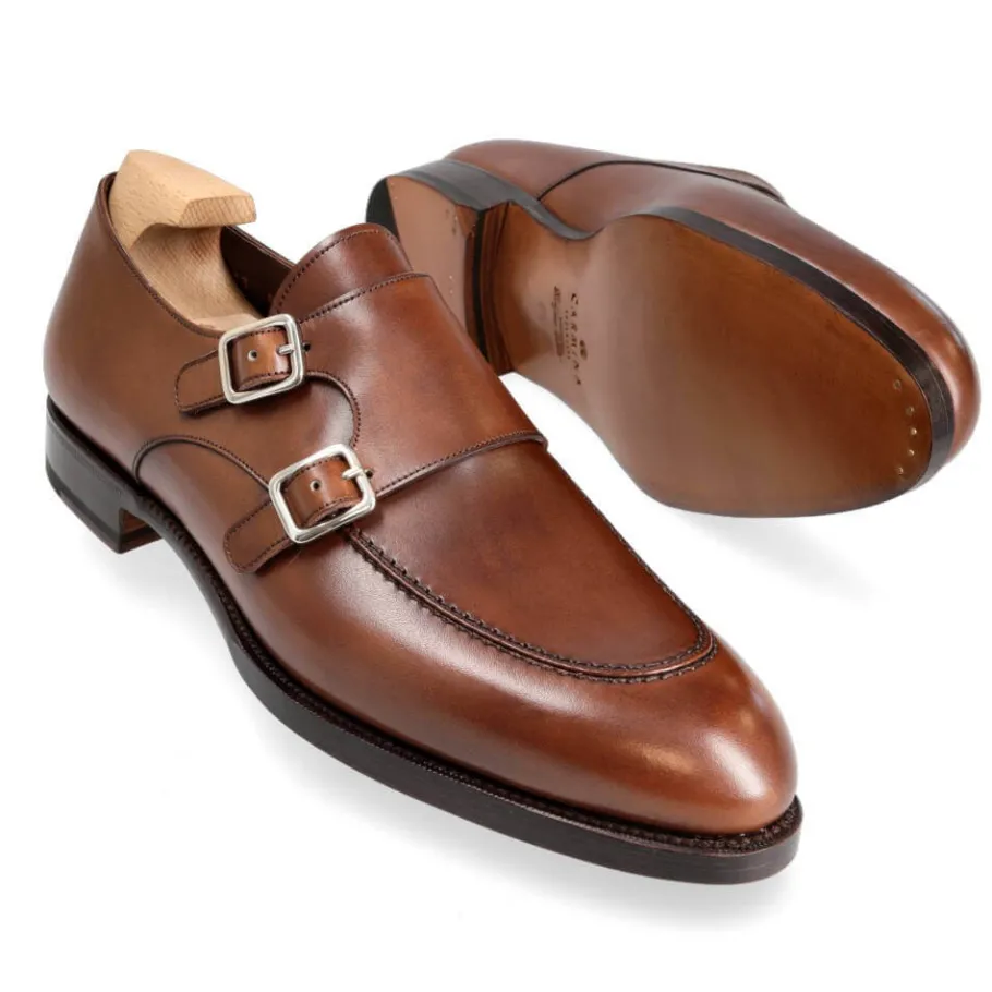 chaussures_a_double_boucle_vegano_marron__carmina_1.webp Flash Sale Carmina CHAUSSURES A DOUBLE BOUCLE VEGANO MARRON | BROWN
