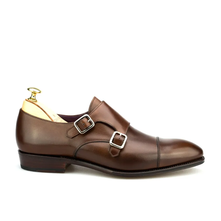 chaussures_a_double_boucle_vegano_marron__carmina_2-1.webp Sale Carmina CHAUSSURES A DOUBLE BOUCLE VEGANO MARRON |