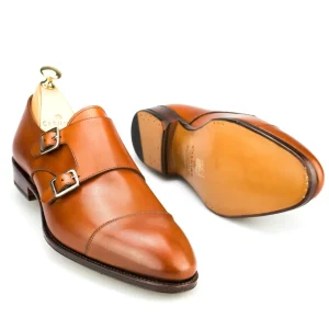 Fashion Carmina CHAUSSURES A DOUBLE BOUCLE VEGANO TAN |