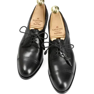 Cheap Carmina CHAUSSURES BLUCHER A TALONS RUSTICALF NOIR | BLACK