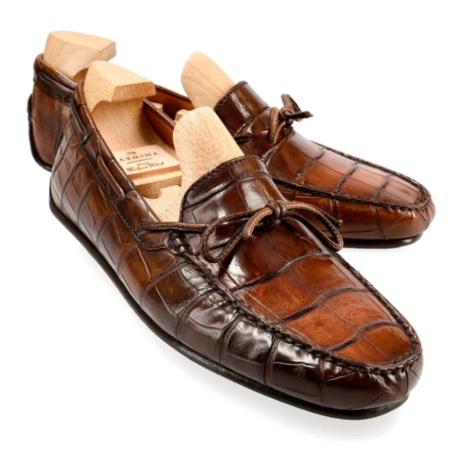 chaussures_de_conduite_alligator_wallnut__carmina_0.webp Best Carmina CHAUSSURES DE CONDUITE ALLIGATOR WALLNUT | WALNUT