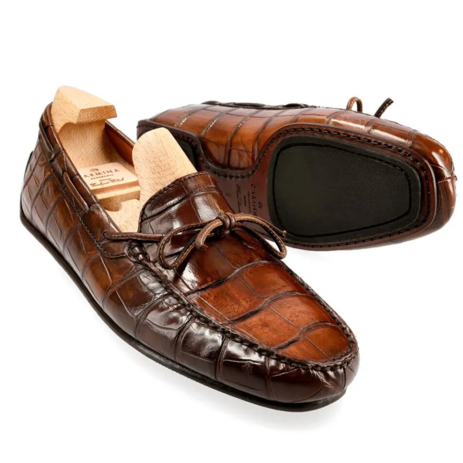 chaussures_de_conduite_alligator_wallnut__carmina_1.webp Best Carmina CHAUSSURES DE CONDUITE ALLIGATOR WALLNUT | WALNUT