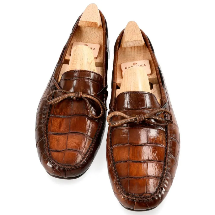 chaussures_de_conduite_alligator_wallnut__carmina_3.webp Best Carmina CHAUSSURES DE CONDUITE ALLIGATOR WALLNUT | WALNUT