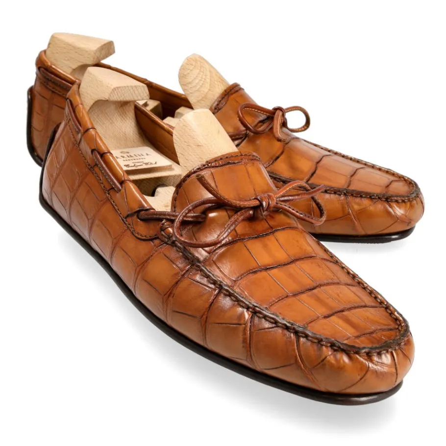 chaussures_de_conduite_cuir_alligator_carmina_0.webp Flash Sale Carmina CHAUSSURES DE CONDUITE CUIR ALLIGATOR | TANNED