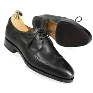 Outlet Carmina CHAUSSURES DERBY FEMME NOIR VITELLO | BLACK