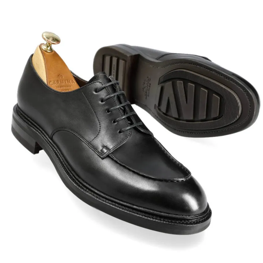 chaussures_derby_noir_funchal__carmina_1.webp Discount Carmina CHAUSSURES DERBY NOIR FUNCHAL | BLACK