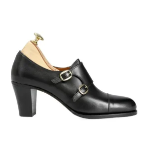Shop Carmina CHAUSSURES DOUBLE BOUCLE 1816 MADISON BLACK
