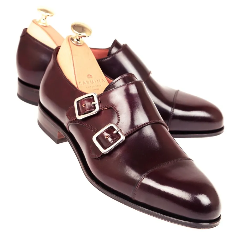 chaussures_double_boucle_femme_cordovan_bordeaux__carmina_0.webp Sale Carmina CHAUSSURES DOUBLE BOUCLE FEMME CORDOVAN BORDEAUX | BURGUNDY