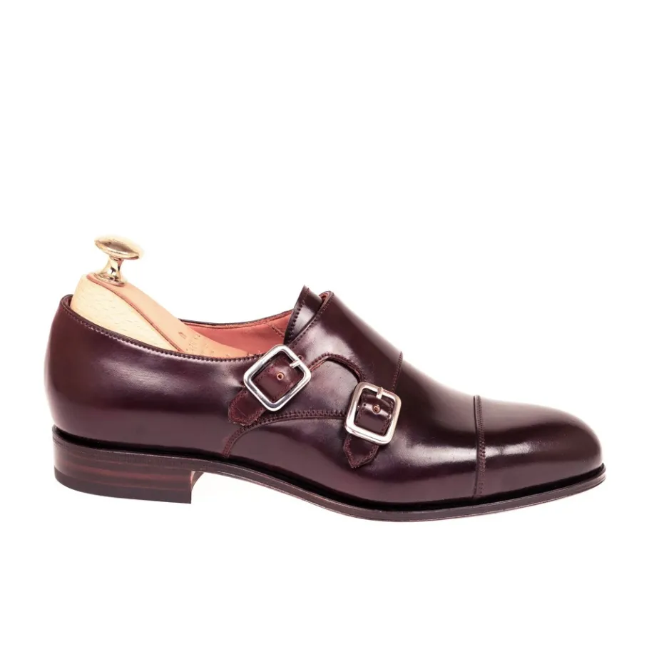 chaussures_double_boucle_femme_cordovan_bordeaux__carmina_2.webp Sale Carmina CHAUSSURES DOUBLE BOUCLE FEMME CORDOVAN BORDEAUX | BURGUNDY