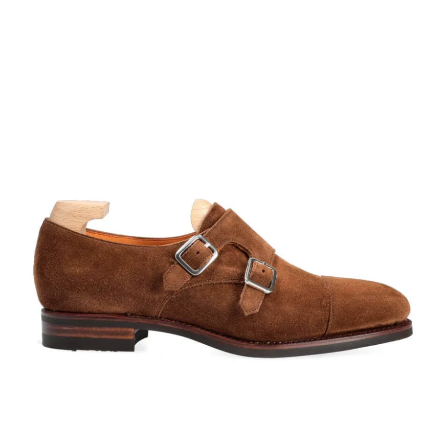 chaussures_double_boucle_femme_daim_snuff__carmina_2.webp Sale Carmina CHAUSSURES DOUBLE BOUCLE FEMME DAIM | SNUFF