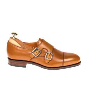 New Carmina CHAUSSURES DOUBLE BOUCLE FEMME VITELLO CHÂTAIGNIER | TANNED