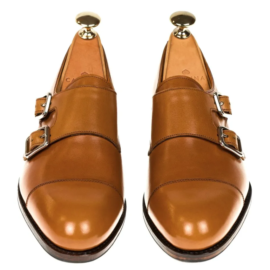 chaussures_double_boucle_femme_vitello_chtaignier__carmina_3.webp New Carmina CHAUSSURES DOUBLE BOUCLE FEMME VITELLO CHÂTAIGNIER | TANNED