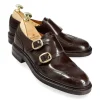 Clearance Carmina CHAUSSURES FEMMES DOUBLE MONK STRAP ÉDITION LIMITÉE 1850 OSCARIA DARKBROWN