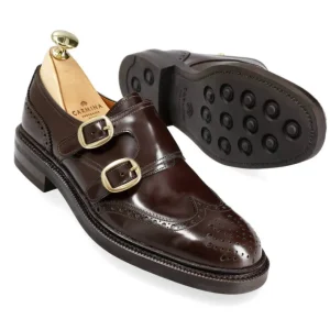 Clearance Carmina CHAUSSURES FEMMES DOUBLE MONK STRAP ÉDITION LIMITÉE 1850 OSCARIA DARKBROWN