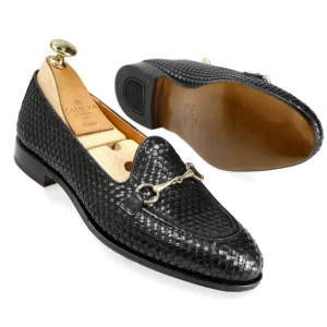 Online Carmina CHAUSSURES MOCASSINS FEMMES HORSEBIT 1966 DRAC BLACK