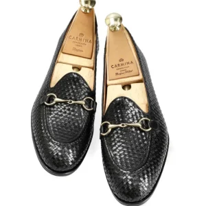 Online Carmina CHAUSSURES MOCASSINS FEMMES HORSEBIT 1966 DRAC BLACK