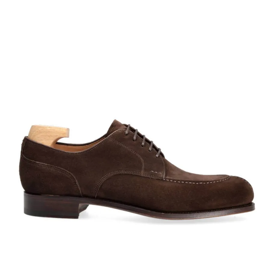 chaussures_norvgiennes_en_daim_marron_2.webp Discount Carmina CHAUSSURES NORVÉGIENNES EN DAIM MARRON BROWN
