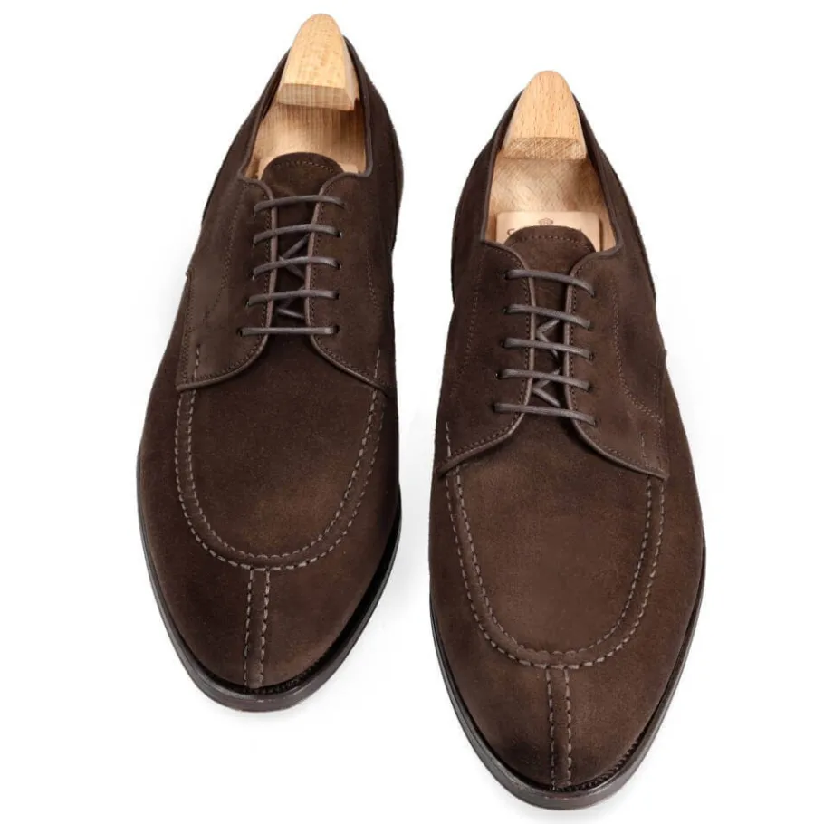 chaussures_norvgiennes_en_daim_marron_3.webp Discount Carmina CHAUSSURES NORVÉGIENNES EN DAIM MARRON BROWN