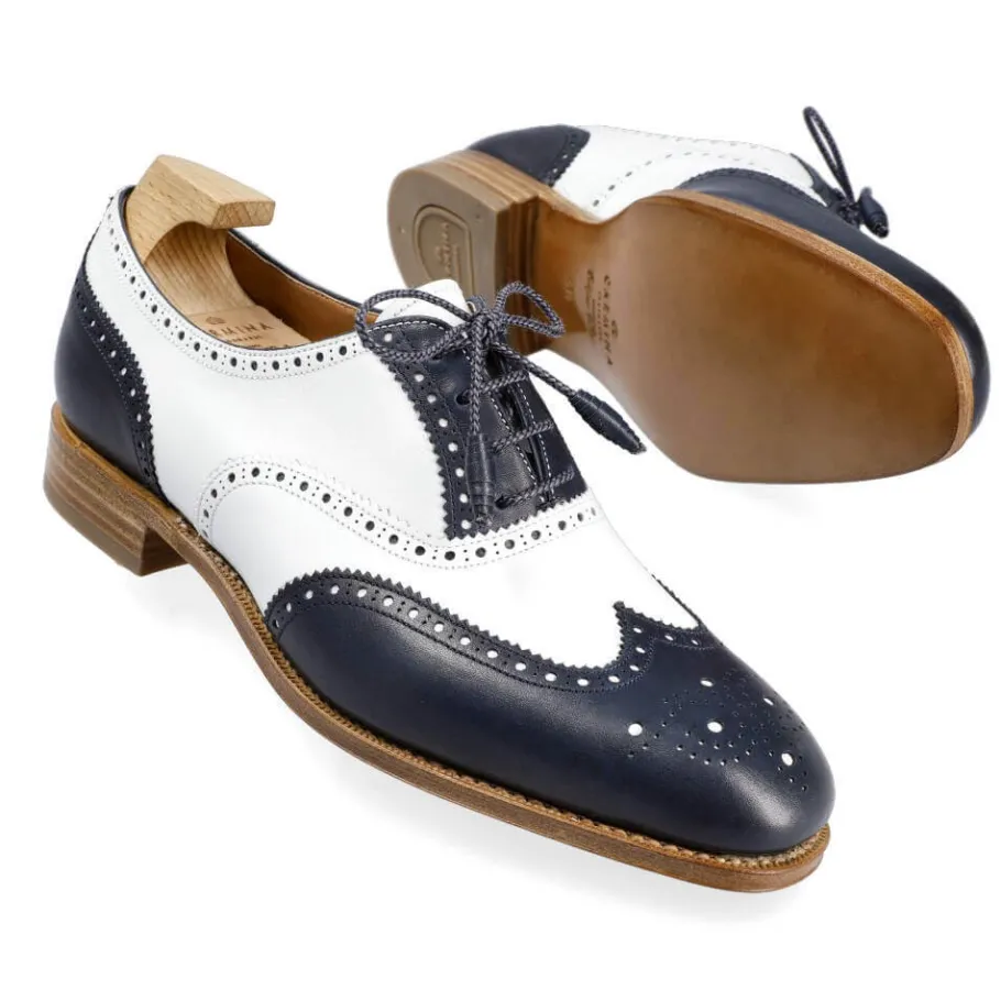 chaussures_oxford_femme_vitello_marineblanc__carmina_1.webp Cheap Carmina CHAUSSURES OXFORD FEMME VITELLO MARINE/BLANC | NAVY/WHITE