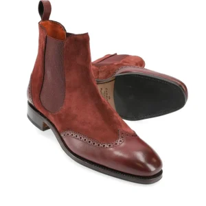 Store Carmina CHELSEA BOOTS FEMME 1209 HILLS BURDEOS/BORDO