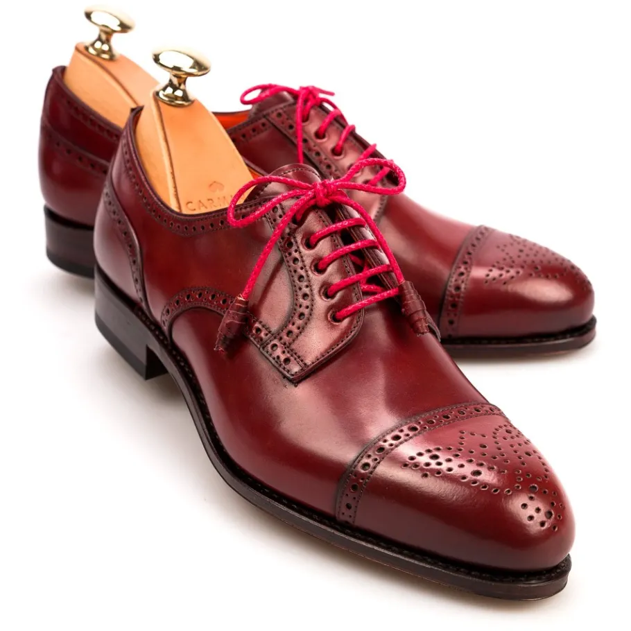 cordovan_blucher_femme_orteil_droit_rubis__carmina_0.webp Outlet Carmina CORDOVAN BLUCHER FEMME ORTEIL DROIT S | RUBI